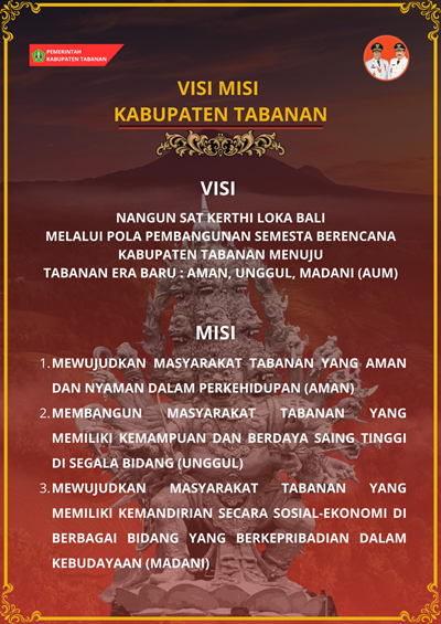 Visi Misi Kabupaten Tabanan